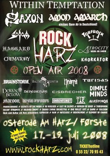 Festivalposter LineUp 2008