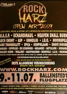 Festivalposter LineUp 2009