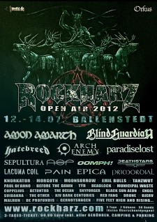 Festivalposter LineUp 2012