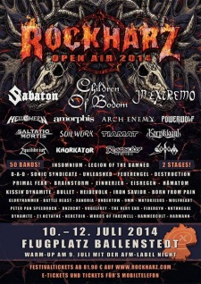 Festivalposter LineUp 2014