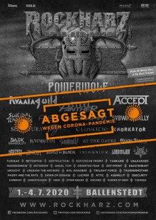 Festivalposter LineUp 2022 (abgesagt wegen C19)