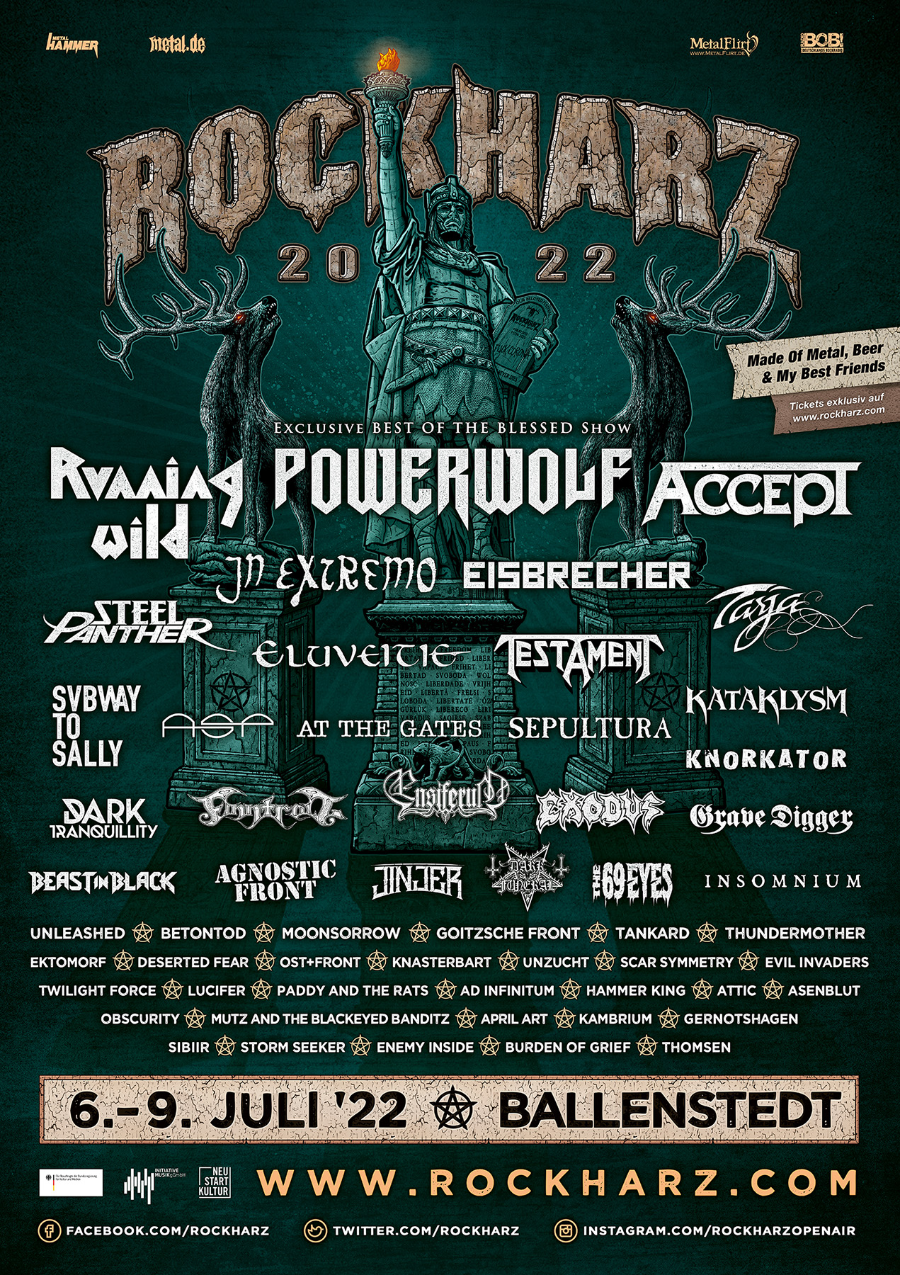 Rockharz Festival Flyer