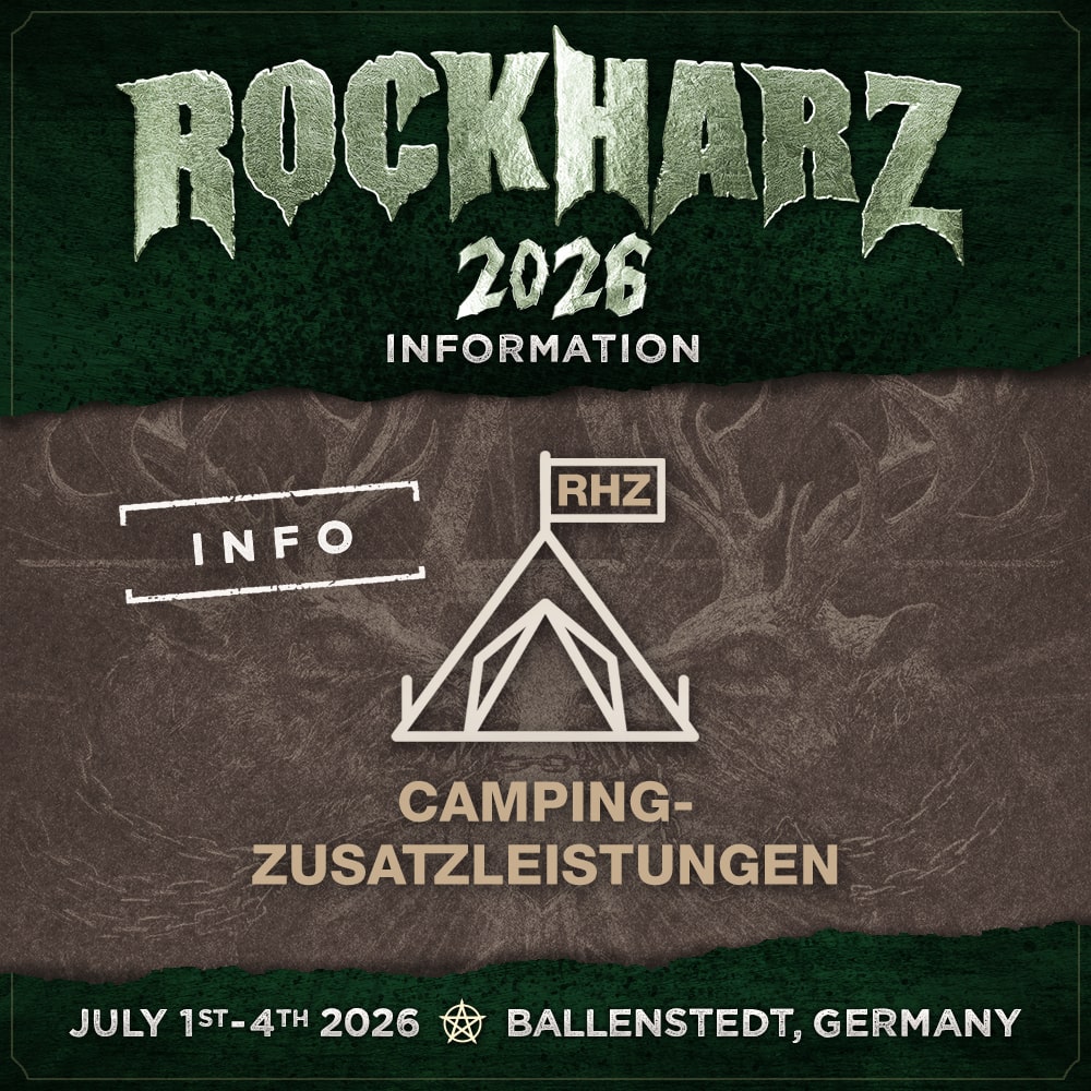 CAMPINGZUSATZLEISTUNGEN FR DAS ROCKHARZ 2026  ROCKHARZ Festival